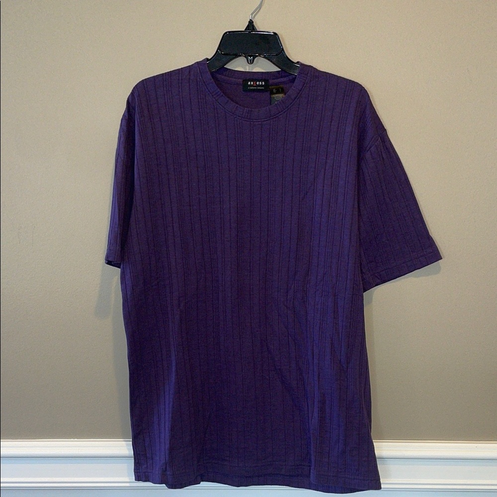 Axcess Deep Purple Men's Short Sleeve Tee